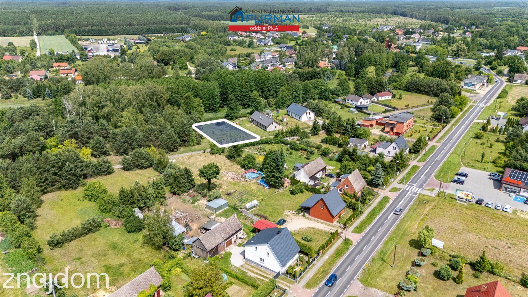 działka Skórka, gmina Krajenka pow. 1741 m2, rzeka - zdjęcie 3