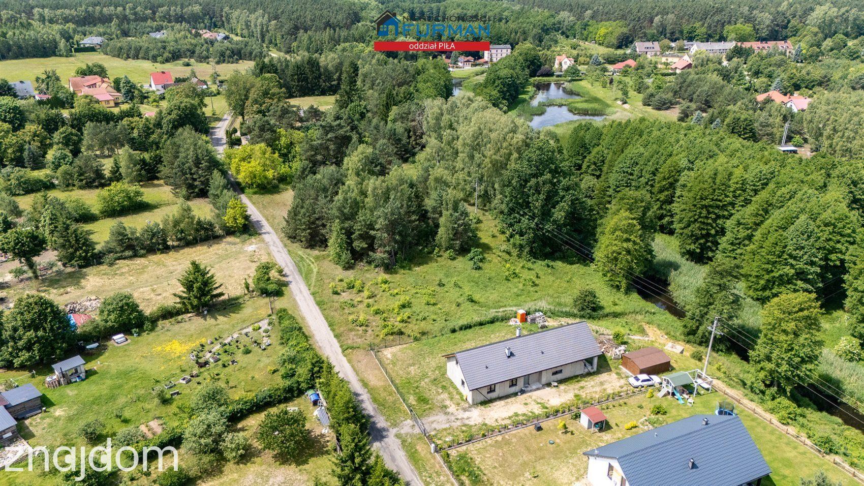 działka Skórka, gmina Krajenka pow. 1741 m2, rzeka - zdjęcie 5