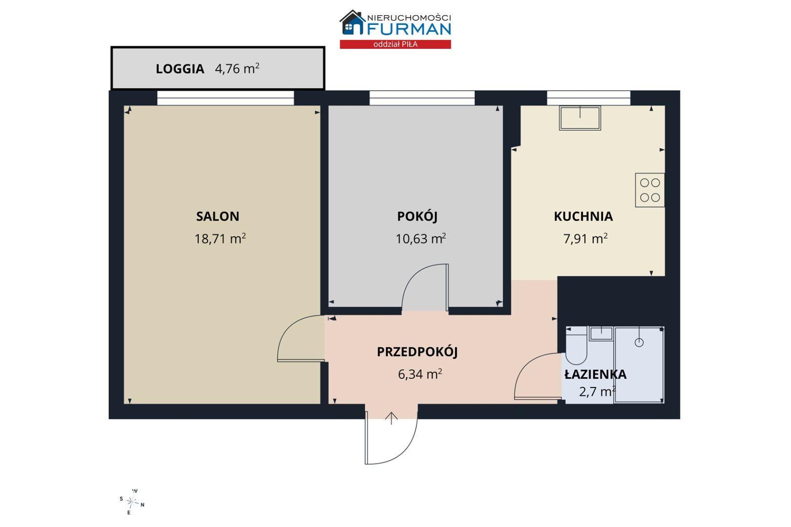 Mieszkanie 2-pokojowe po remoncie| 46 m2 | winda - zdjęcie 16