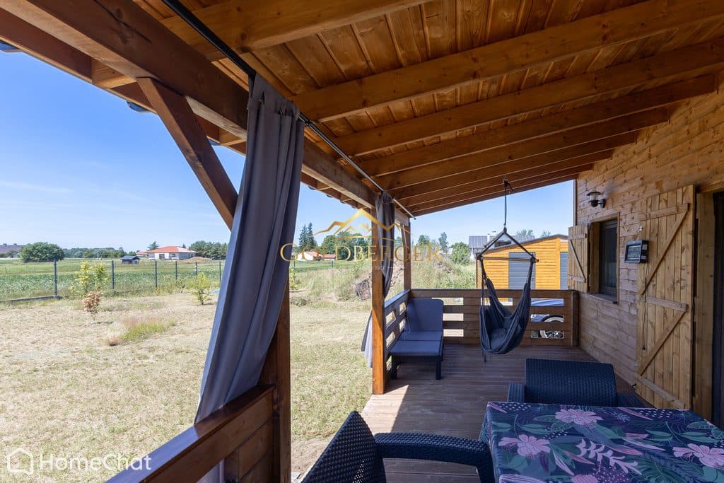 Drewniany dom całoroczny | 70 m² | Działka 1 199 m