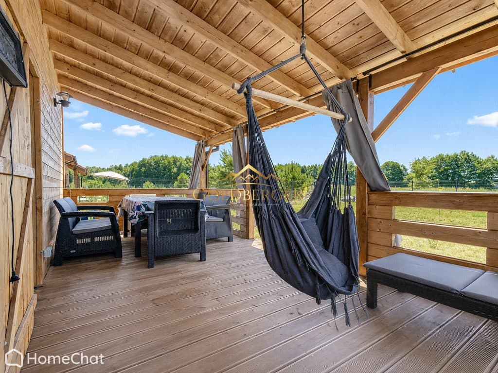Drewniany dom całoroczny | 70 m² | Działka 1 199 m