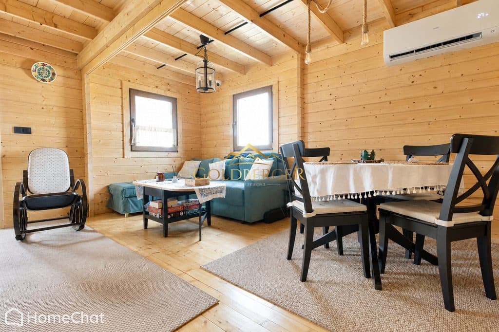 Drewniany dom całoroczny | 70 m² | Działka 1 199 m