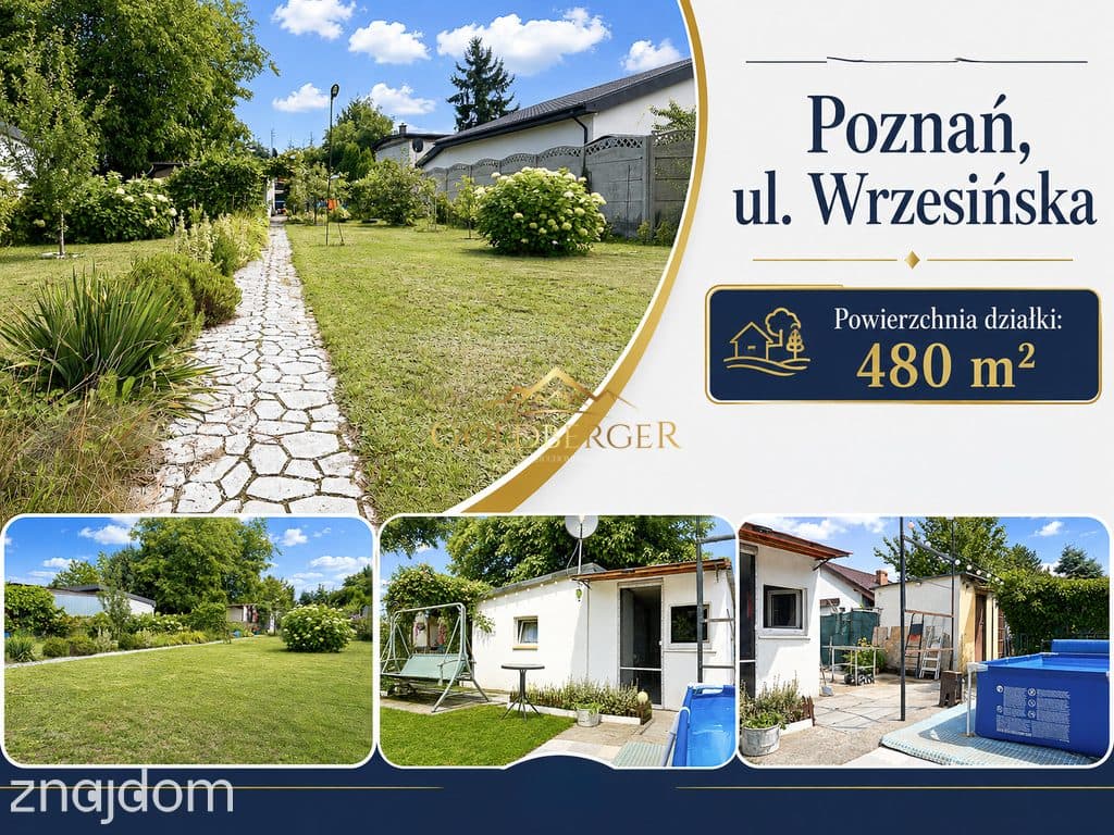 Działka z potencjałem 480m2 I KAJKA