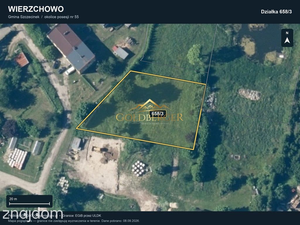 Działka blisko jeziora i lasów I 1501 m2 - zdjęcie 3