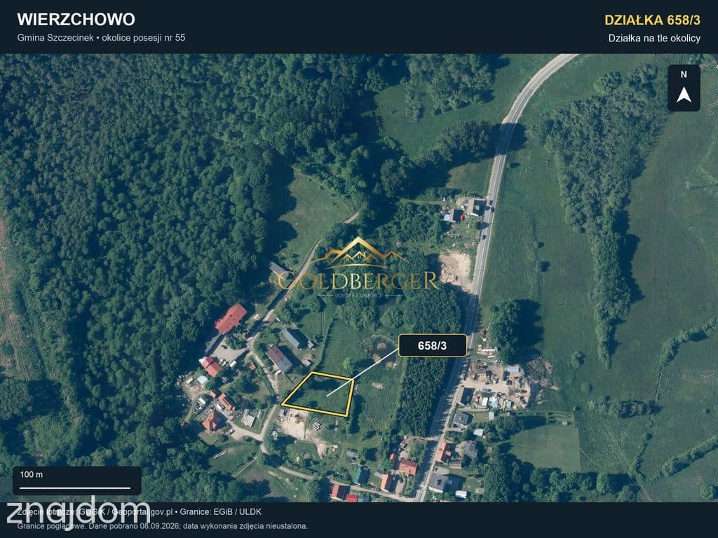 Działka blisko jeziora i lasów I 1501 m2 - zdjęcie 5