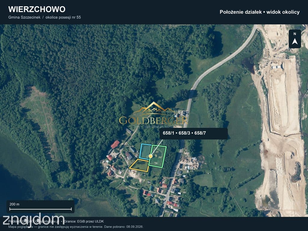 Działka blisko jeziora i lasów I 1501 m2 - zdjęcie 2