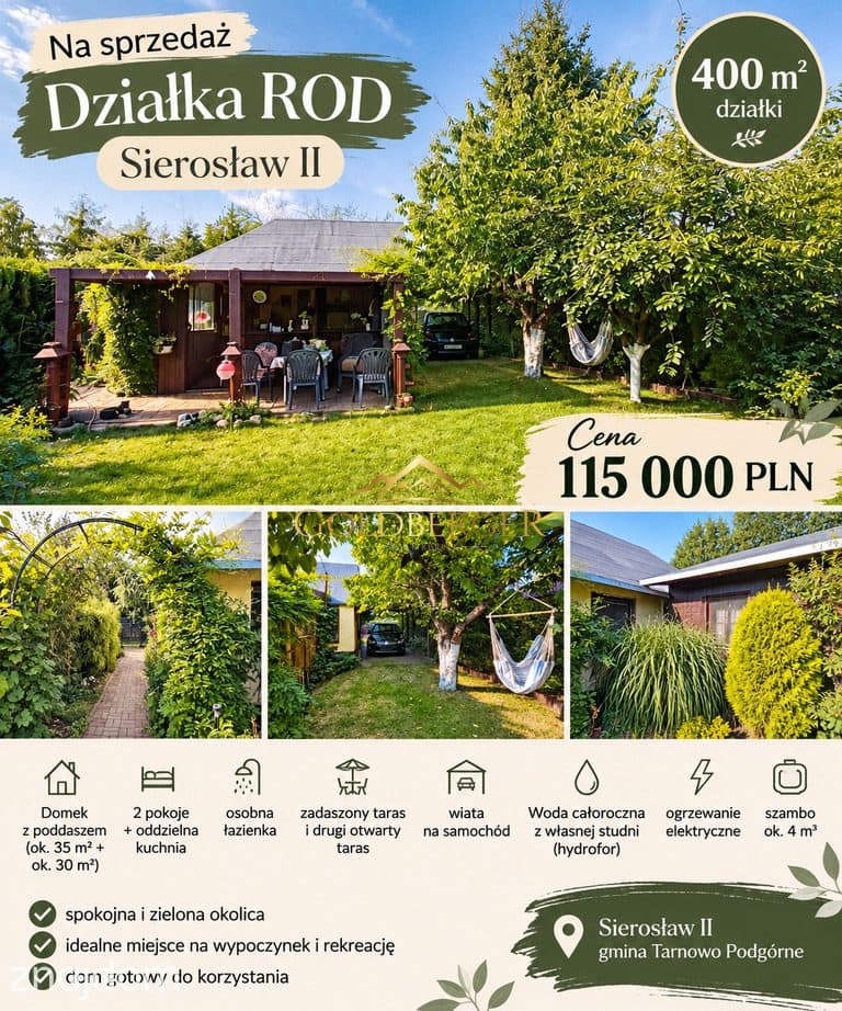 Piętrowy kameralny domek z potencjałem Sierosław II