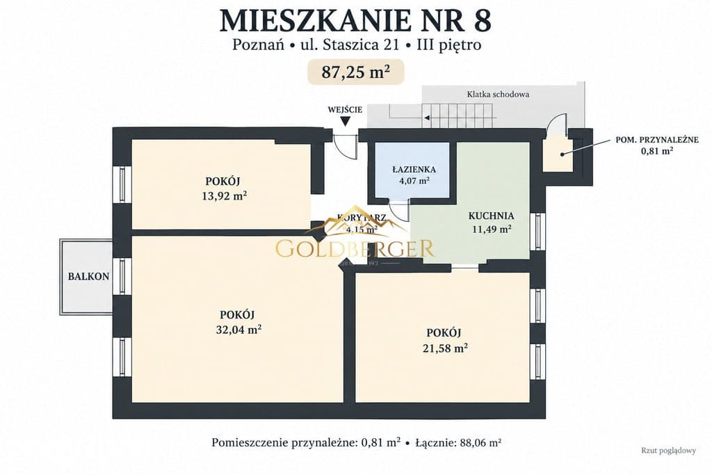 Przestronne mieszkanie w sercu Jeżyc - zdjęcie 20