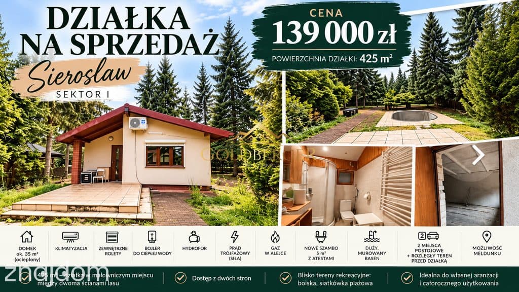 Działka w świetnej lokalizacji do własnej aranżacj