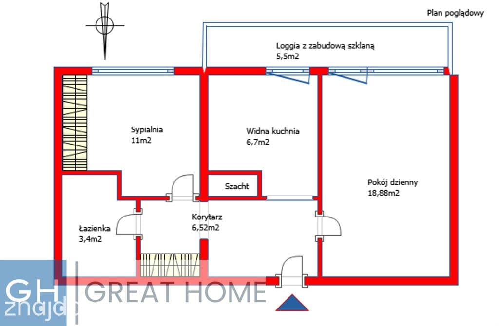 2 pok Praga-Północ Loggia Widna Kuchnia Metro - zdjęcie 10