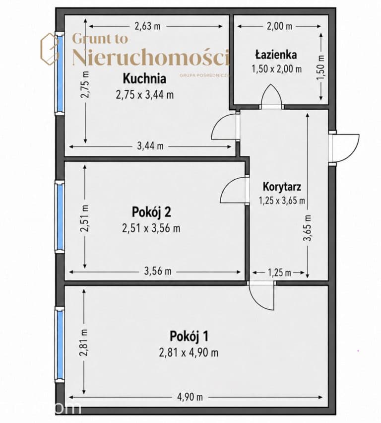 Słoneczne 2 pokoje i oddzielna kuchnia! Do remontu - zdjęcie 15