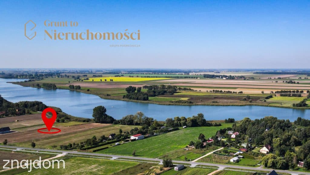 Działka w drugiej linii brzegowej-widok na jezioro