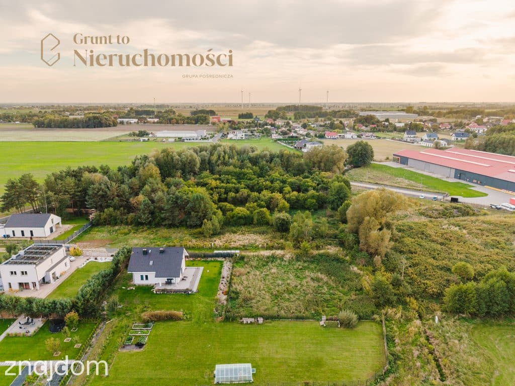 Działka 964 m² przy lesie | projekt domu | Zasutowo