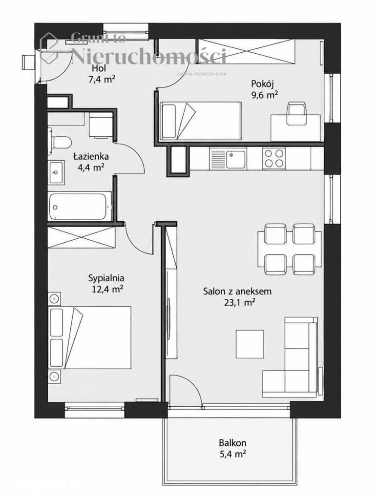 3 pokoje | Wysoki standard | Balkon | Winda | 2 miejsca w hali - zdjęcie 20