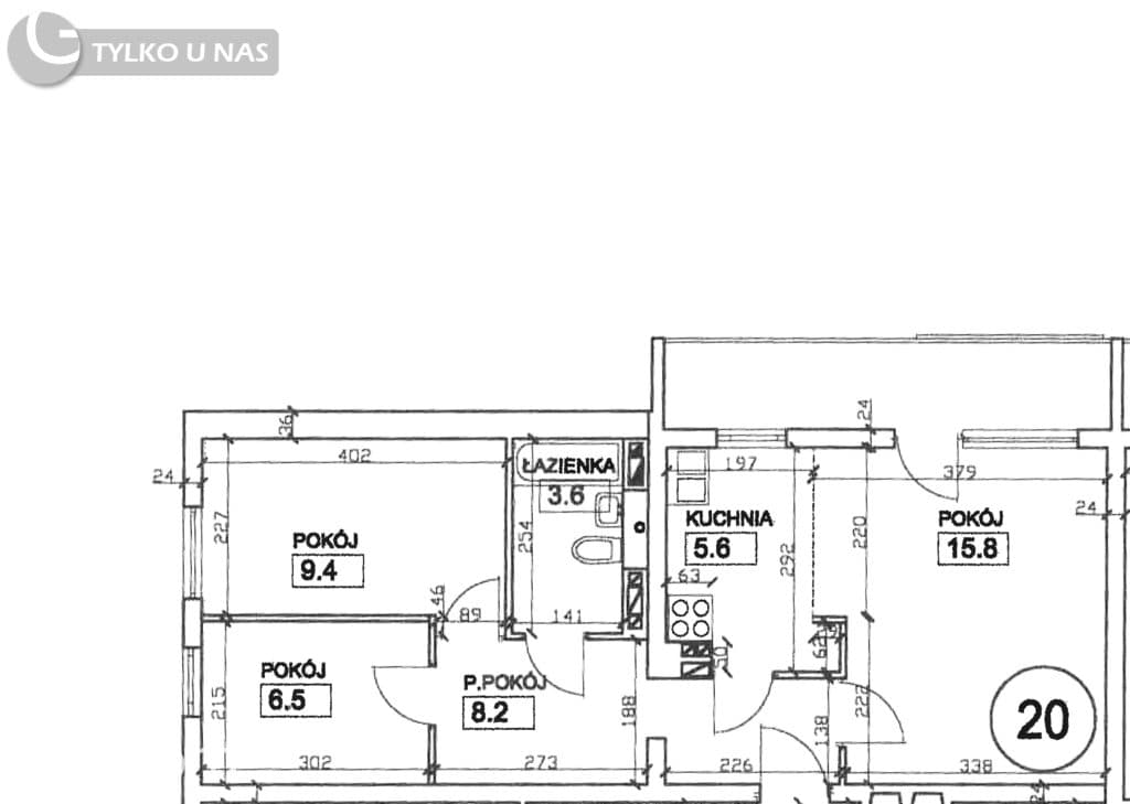 3-pok. 49m2 |loggia, parking| Krowodrza, Biprostal - zdjęcie 9