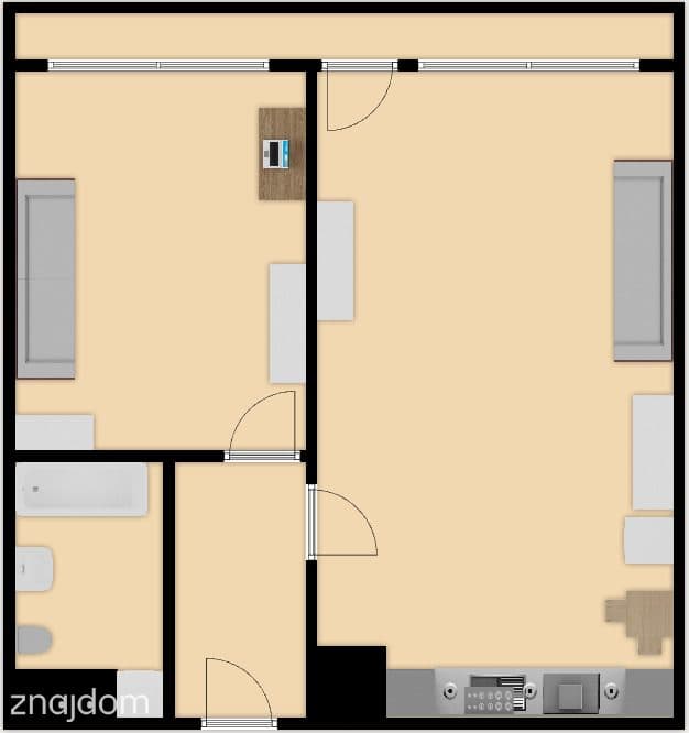 Słoneczne 2 pokoje | 42 mkw. + balkon | Turniejowa - zdjęcie 8