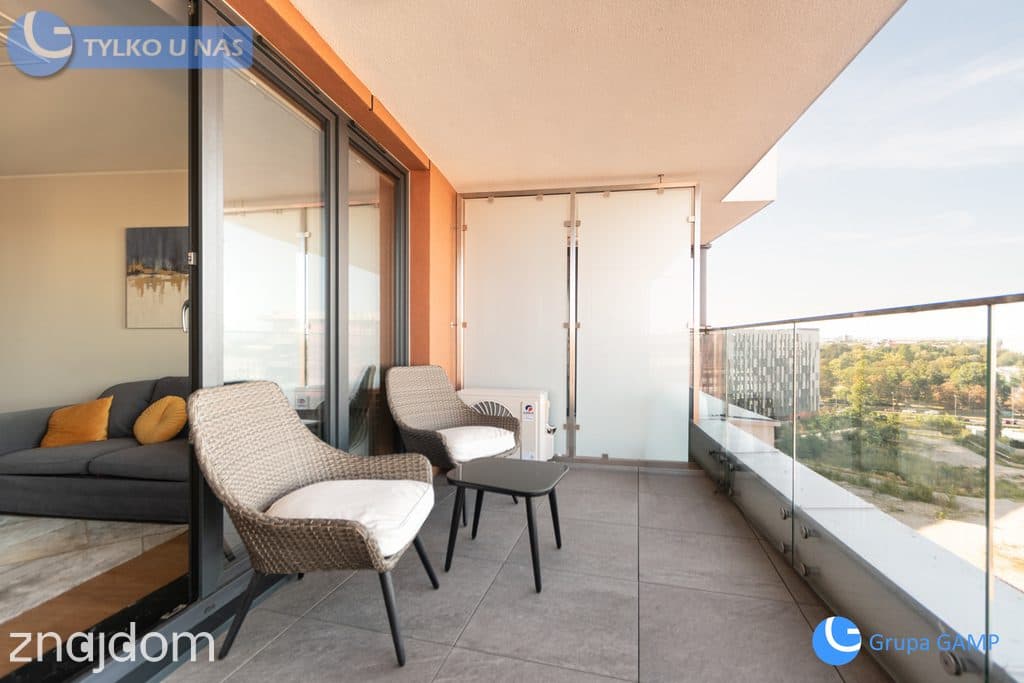 Wiślane Tarasy, Grzegórzki, kawalerka 28m2, balkon - zdjęcie 8