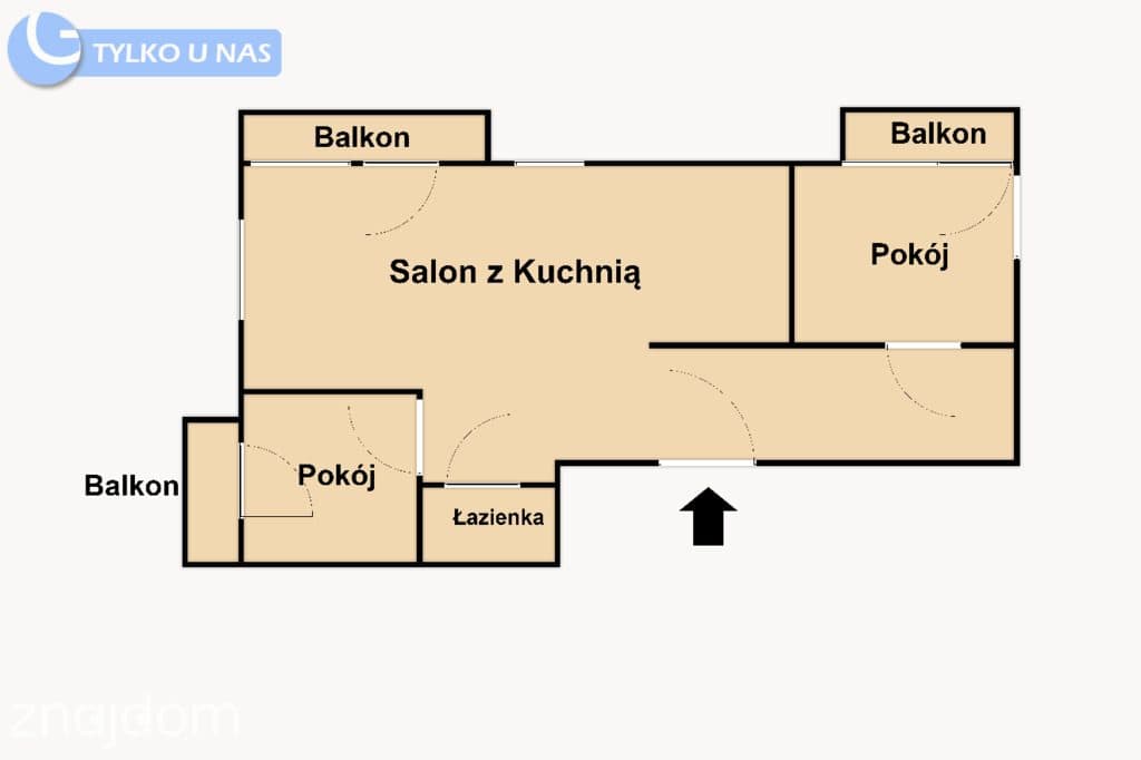 3-pok. 67m2, 3 balkony, klima, garaż, Krowodrza. - zdjęcie 16