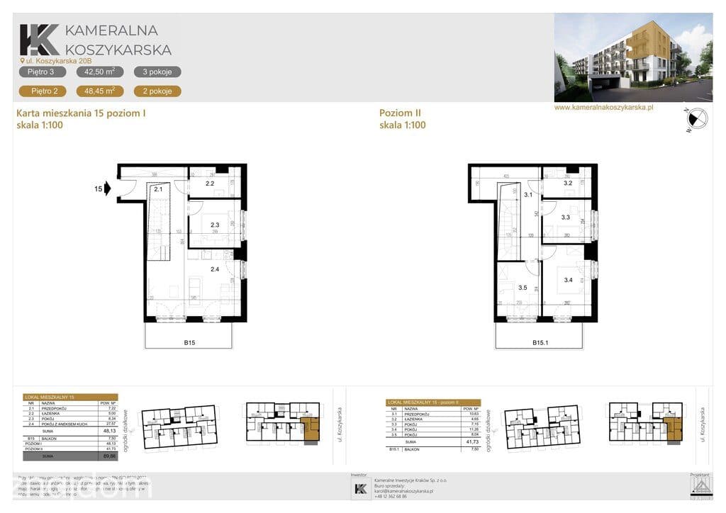 Płaszów, dwupoziomowe, 90 m2, 5 pokoi, balkon! - zdjęcie 14