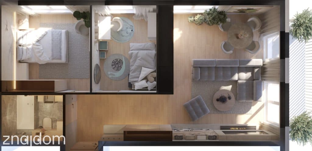 Płaszów, nowe 3 pok., balkon 7,5 m2, bezpośrednio! - zdjęcie 15