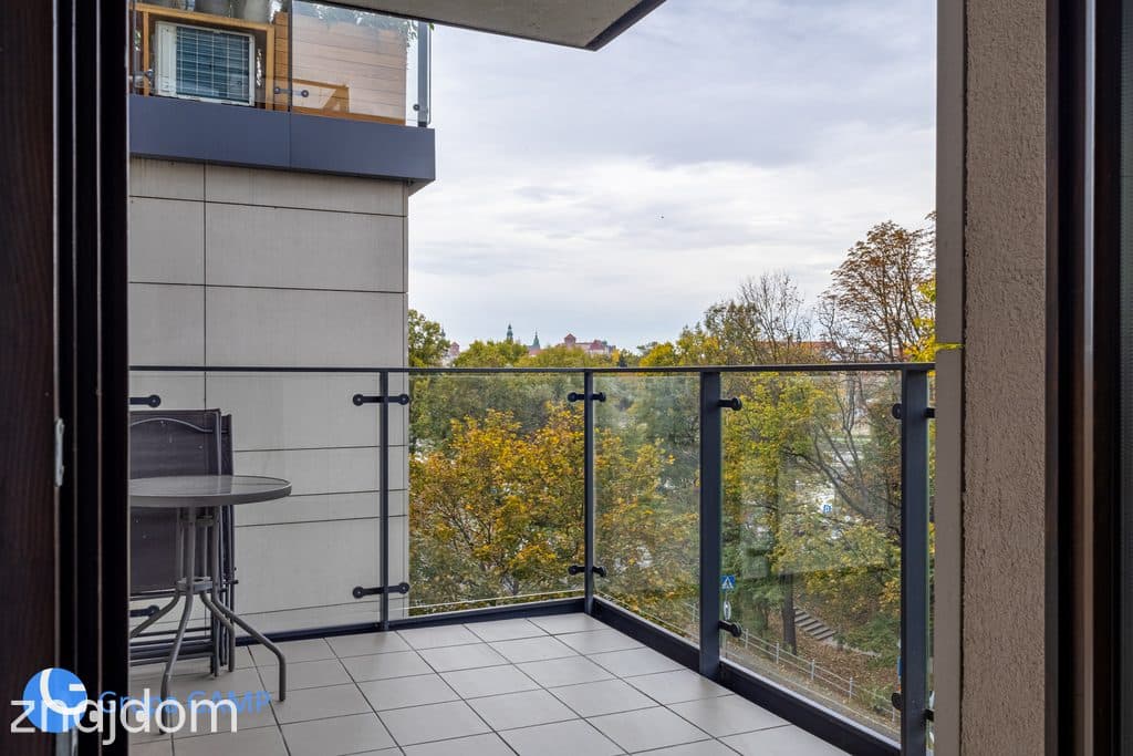 Apartament z widokiem na park, Wisłę i Wawel |3 pokoje, 2 garaże, 72m2 - zdjęcie 9