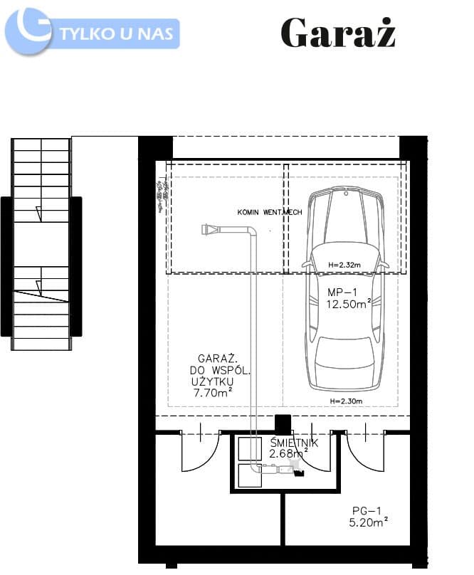 4-pok, 70m2*Truszkowskiego-Bronowice*Ogród 115m2*Box Garażowy*Klima - zdjęcie 20