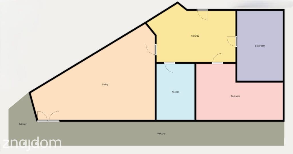 2pok | 50m2 | Grzegórzki Park | Nullo | duży taras | klimatyzacja | - zdjęcie 17