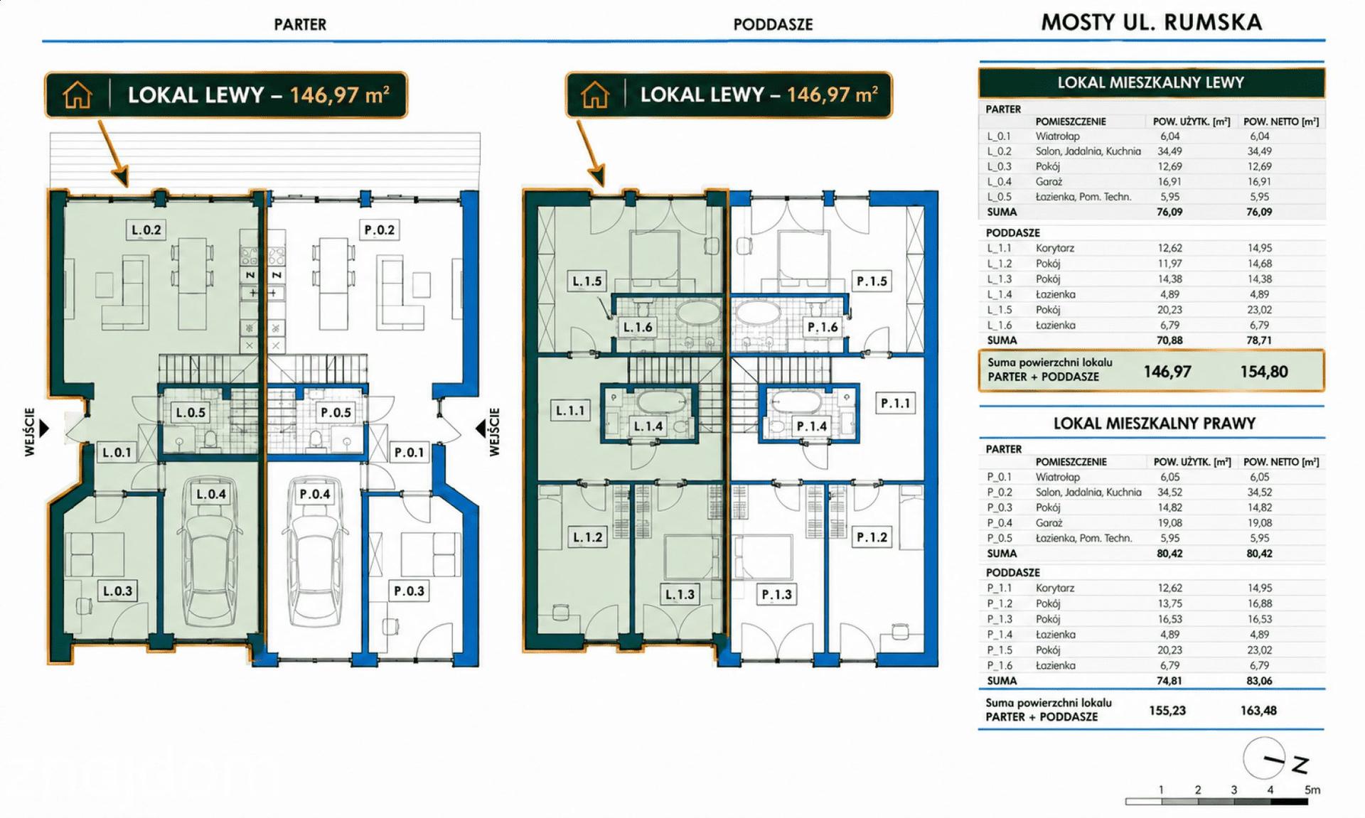 Mosty | 147 m² | 5 pokoi | garaż | ogród | Błękitna Mila - zdjęcie 3