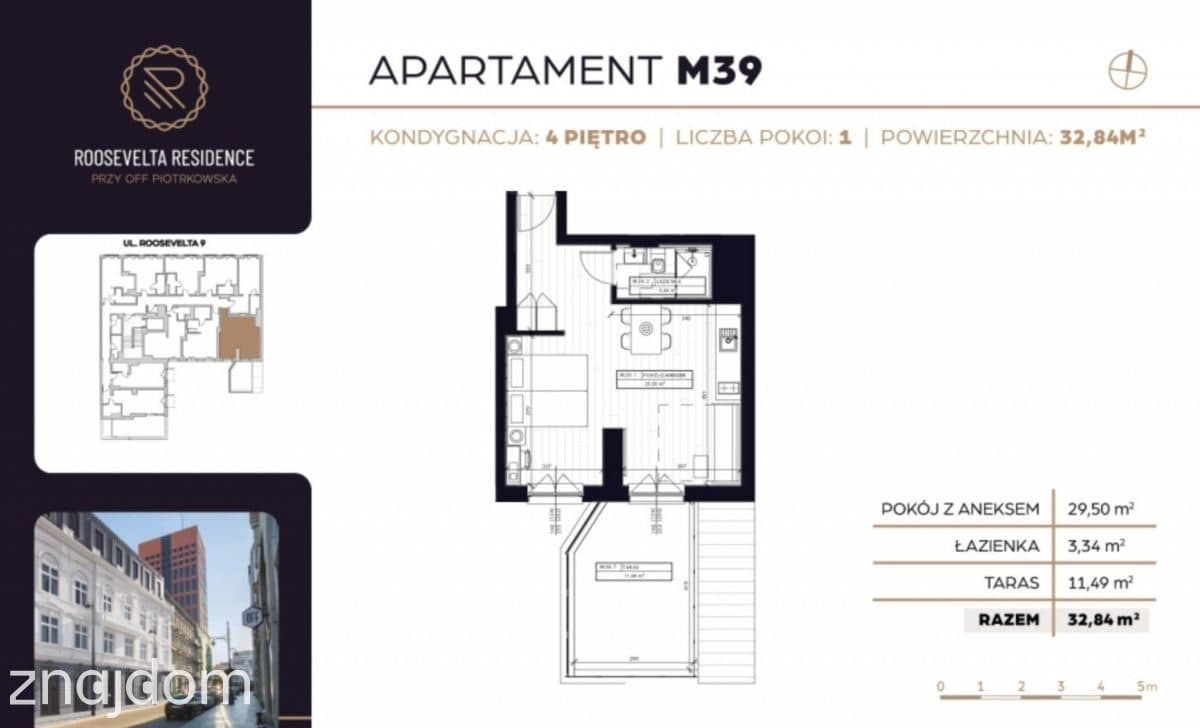 Kompaktowy unikat 33,13 m² z tarasem 11,49 - zdjęcie 2