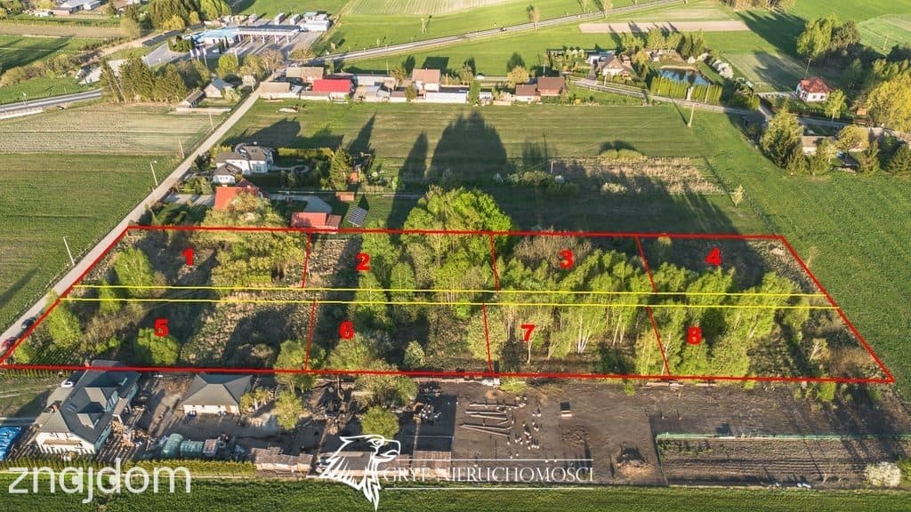 - Działki budowlane z WZ - od 840 do 1920 m2 -