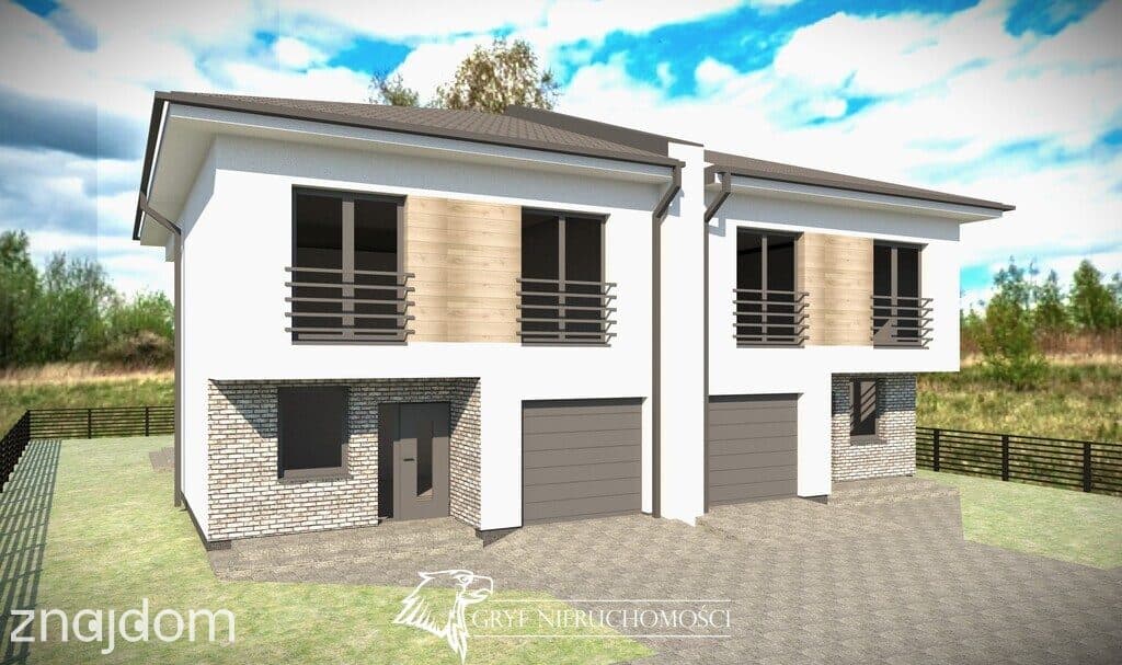 - Domy w zabudowie bliźniaczej z garażem - - zdjęcie 5