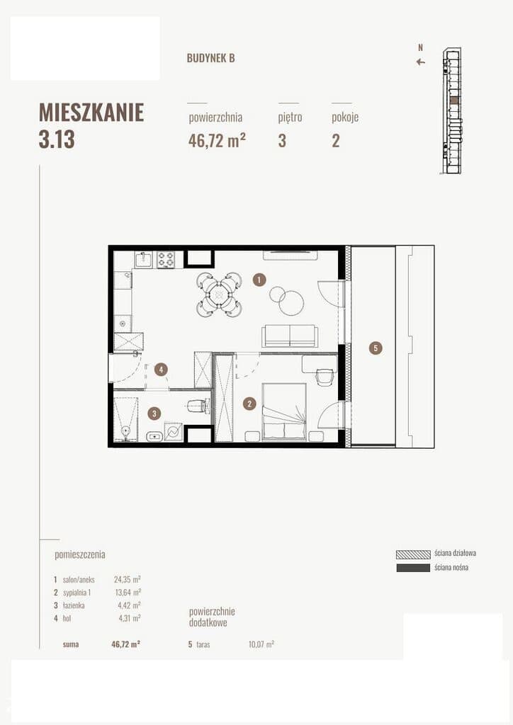 Klimatyczny apartament 2 pokojowy blisko Centrum - zdjęcie 7