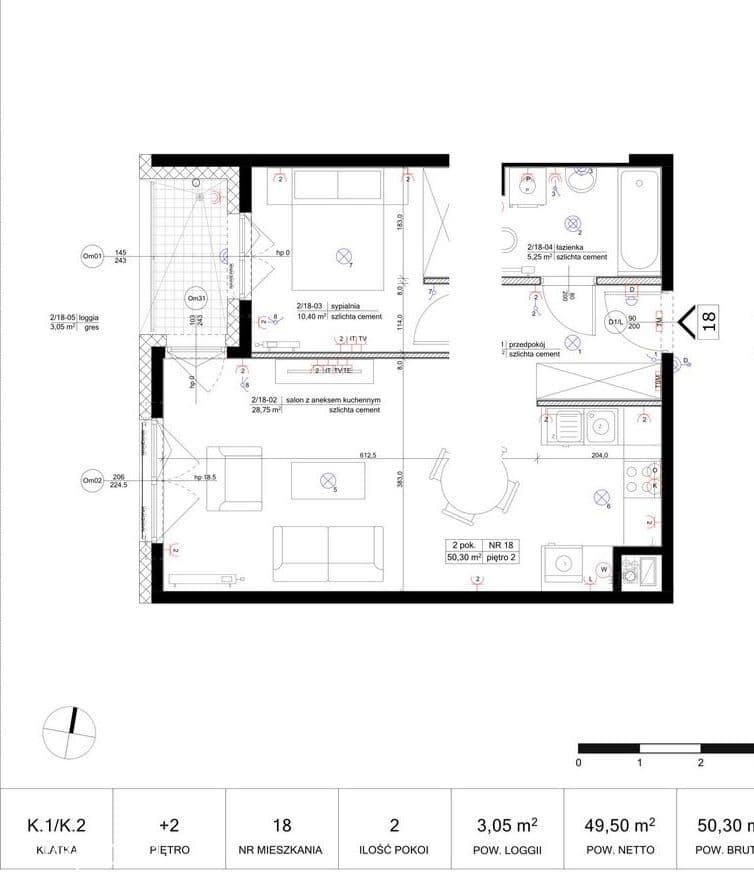 Nowoczesny apartament 50 m2- centrum Łodzi - zdjęcie 3