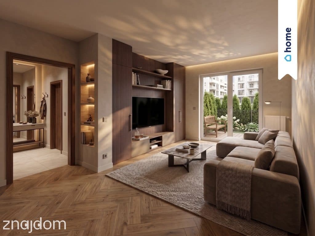Mieszkanie z garażem i ogródkiem oś. Leśne - 55m²