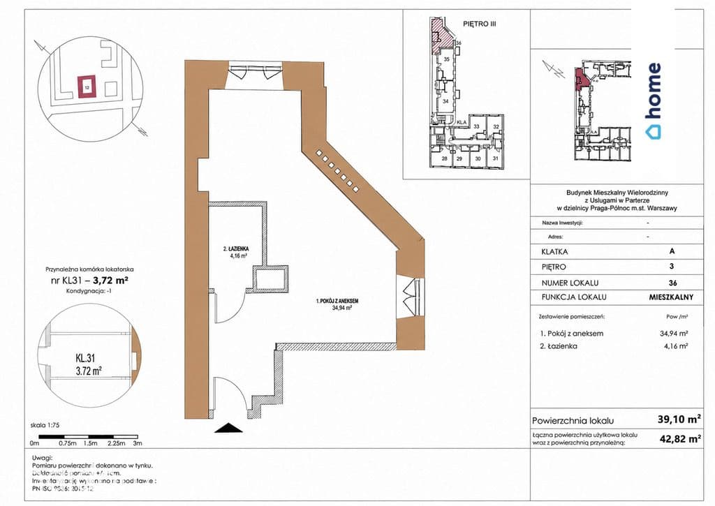 Przestronne studio 39,10 m² | Wyjątkowy charakter - zdjęcie 11