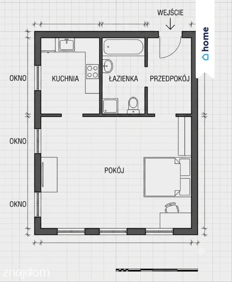 Bocianowo - mieszkanie inwestycyjne 32m² Lokator! - zdjęcie 2
