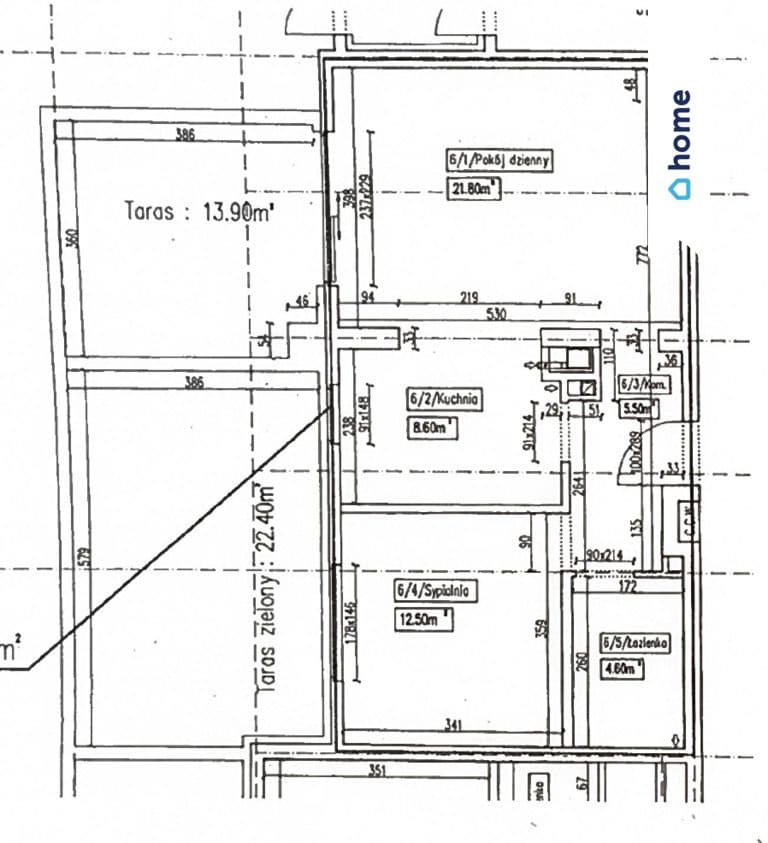 Gocław | 51,8 m² | taras 36 m² | Możliwość 3 pokoi - zdjęcie 16