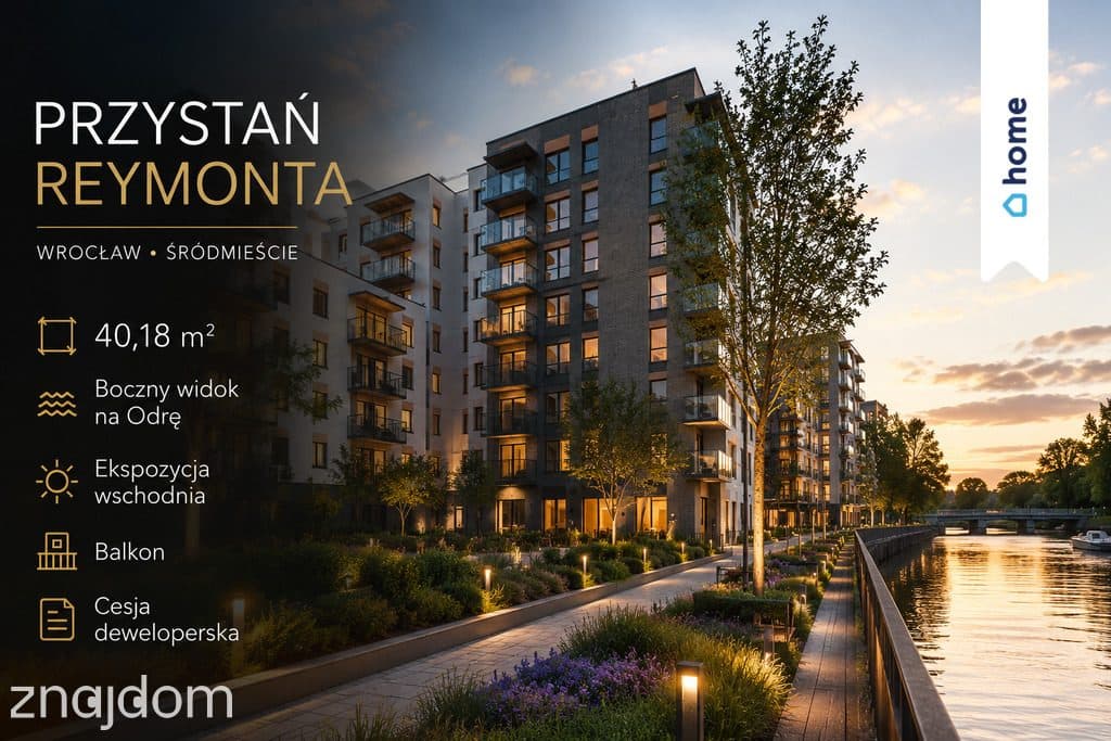 Apartament z widokiem na Odrę w pobliżu Centrum