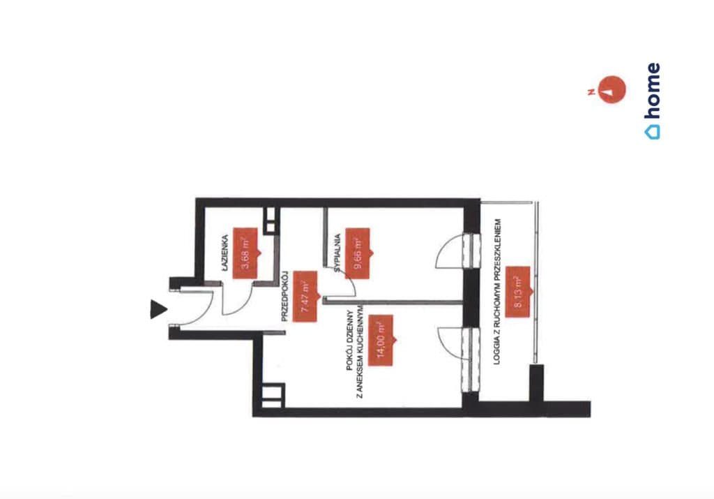 Słoneczne | 2 pok. | blisko centrum | duży balkon - zdjęcie 4