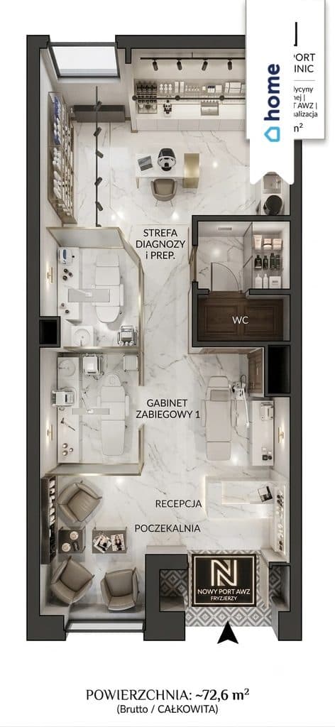 Lokal premium 70m² - okolica Opery Nova - zdjęcie 16