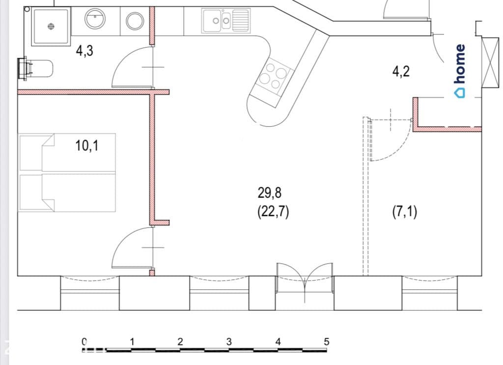 3 POKOJE | 49 M² | BALKON | 28 CZERWCA / HETMAŃSKA
