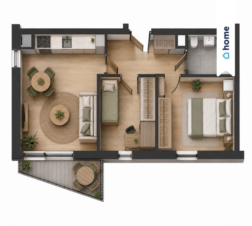 ⭐ Promocja 3 pokoje balkon garaż     ⭐ - zdjęcie 11