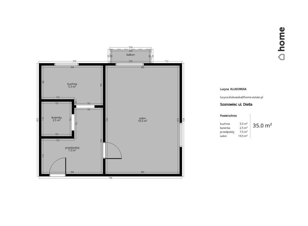Komfortowe 35 m² z balkonem i widokiem na zieleń - zdjęcie 10
