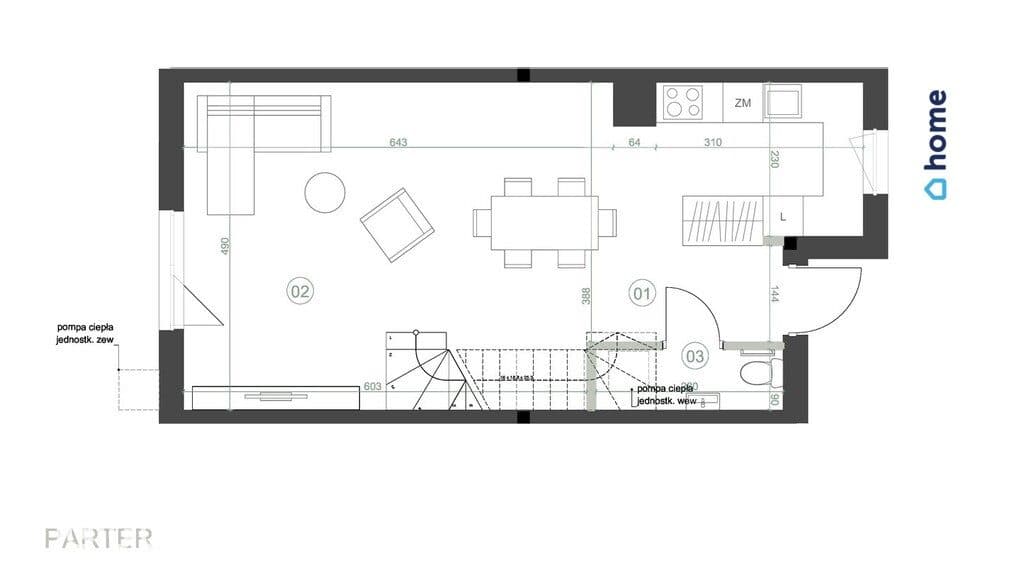 NOWA WOLA | 85,73 m² | 4 POKOJE | OGRÓDEK 45 m² - zdjęcie 2