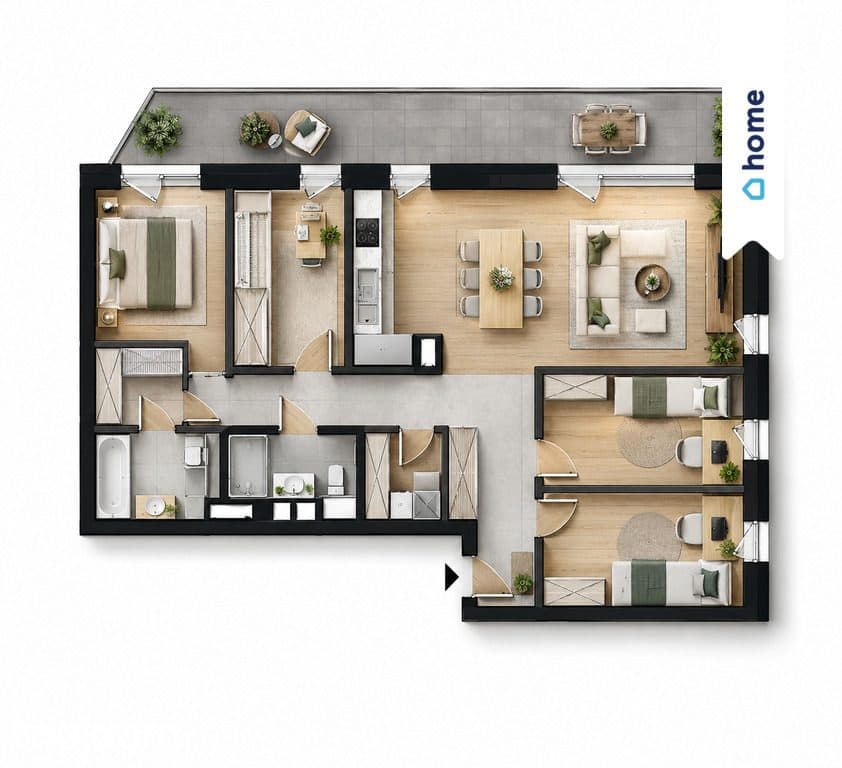 ⭐ Promocja Sosnowiec 4 pokoje balkon 20m ⭐ - zdjęcie 3