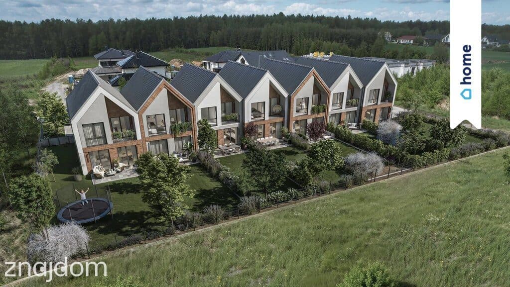 Dom szeregowy 64 m², Niemcz, garaż, ogród, balkon - zdjęcie 2