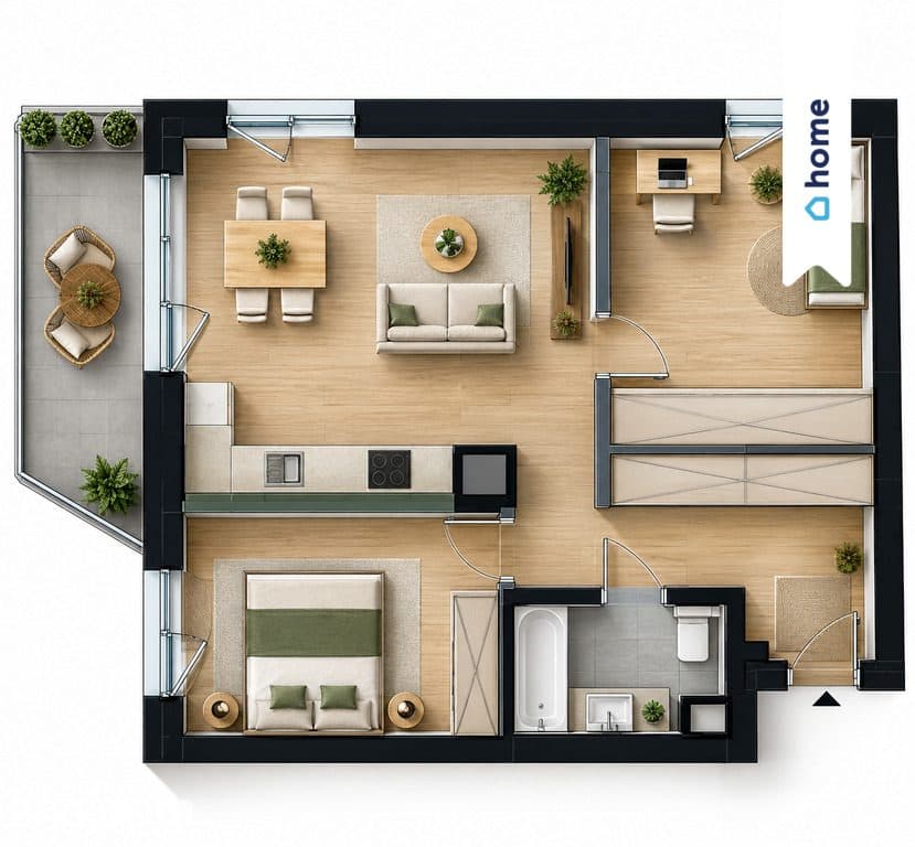 ⭐ Promocja Ostatnie 3 pokoje balkon 8m ⭐ - zdjęcie 8