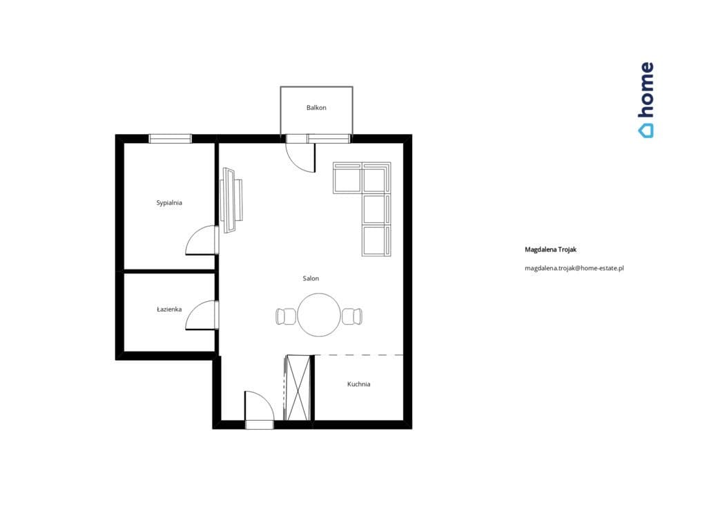 2 pokoje | balkon | parking | wyposażenie - zdjęcie 4