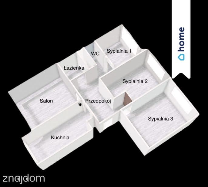4 pokoje, 73 m², osobna kuchnia, Chełm - zdjęcie 17