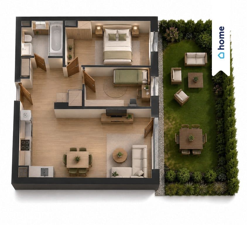 ⭐ Katowice 3 pokoje ogród garaż w cenie ⭐ - zdjęcie 2